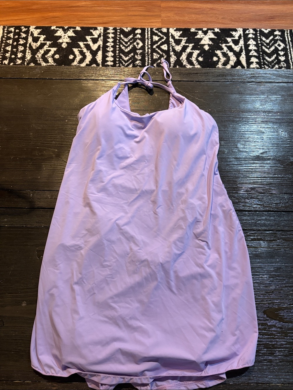 Lavender Halter Mini Dress for Women